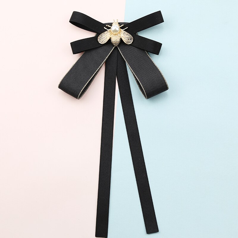 Wit overhemd, strik, damesstropdas, collegestijl, britse damesstropdas, zoete streamer, lint, strik, bloemensieraden: Grijs