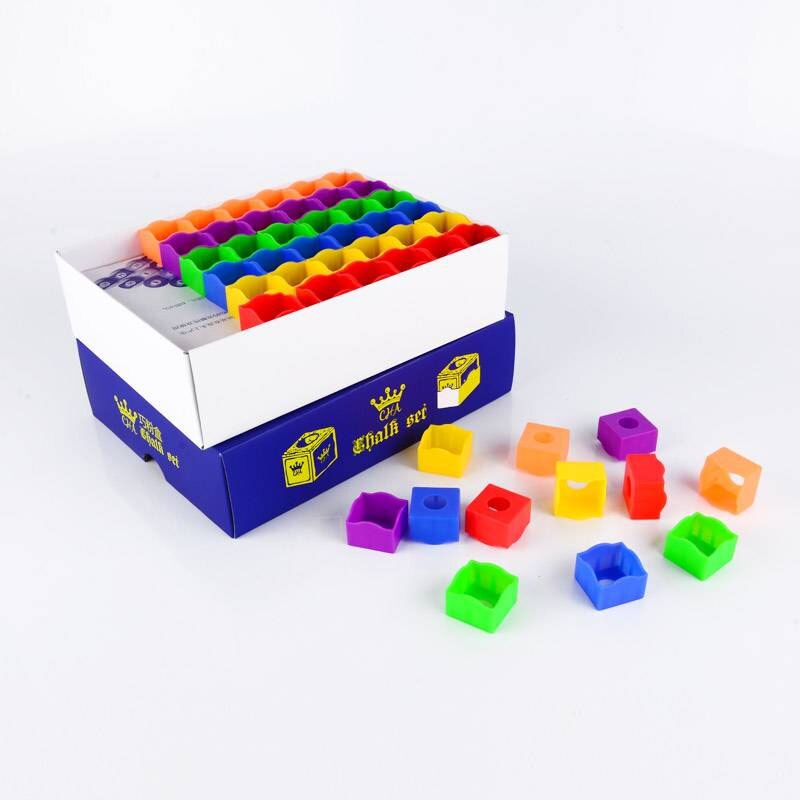 Colorful 144 Pieces Per Box Plastic Billiard Chalk Holder Billiards Snooker Accessories China