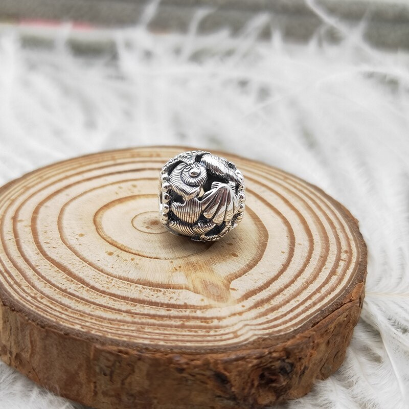 2020 di estate Serie di Vita Marina Scavato Ippocampo, Stella di Mare Borsette, Delfino. Narwhal di Fascino FAI DA TE Originale 1:1 Gioielli Femminili: 798950C00