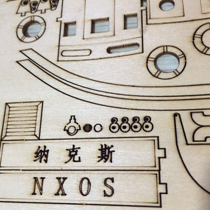 Ship Assembly Model Diy Kits Wooden Sailing Boat 1:50 Scale Decoration Toy