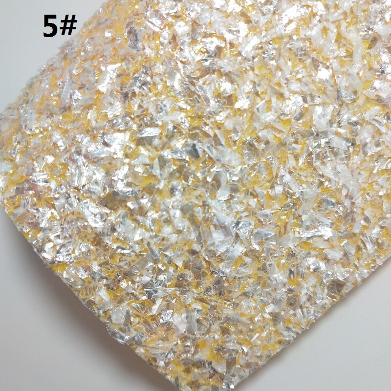 1Pc 21X29CM Glitter Fabirc, Crystal Glitter Leer, Glitter Lederen Lakens Voor Maken Bows Leosyntheticodiy T340A: 5