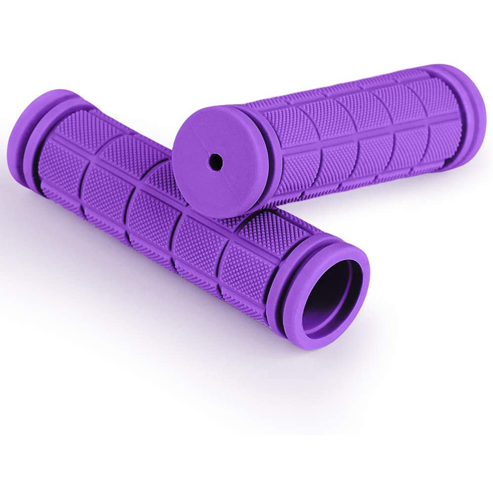 Bike Handle Grips Kids Non-Slip-Rubber Bicycle Handlebar Grips Specialized Replacement Bike Grips for Scooter Bicycle Tricycle: Purple