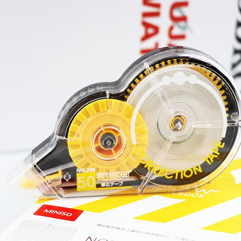 Large Capacity Correction Tape 50m Roller Long Utiles Escolares Typo Correction Material Stationery Material Escolar Papelaria