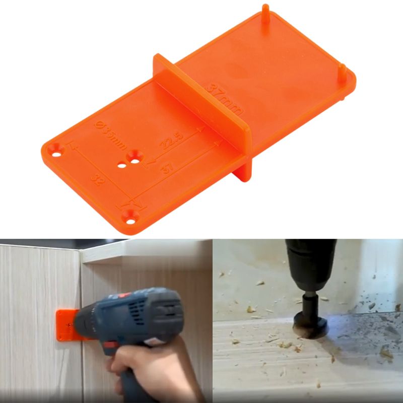 35mm 40mm saranareiän porausopas paikannin reiänavaaja malli ovikaapit diy -työkalu puuntyöstötyökalulle