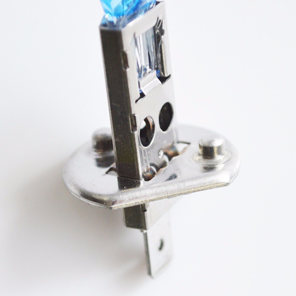 Car Headlight Bulb H1 12V 55W Dark Blue Quartz Glass Super White 5000K Halogen Light Lamp
