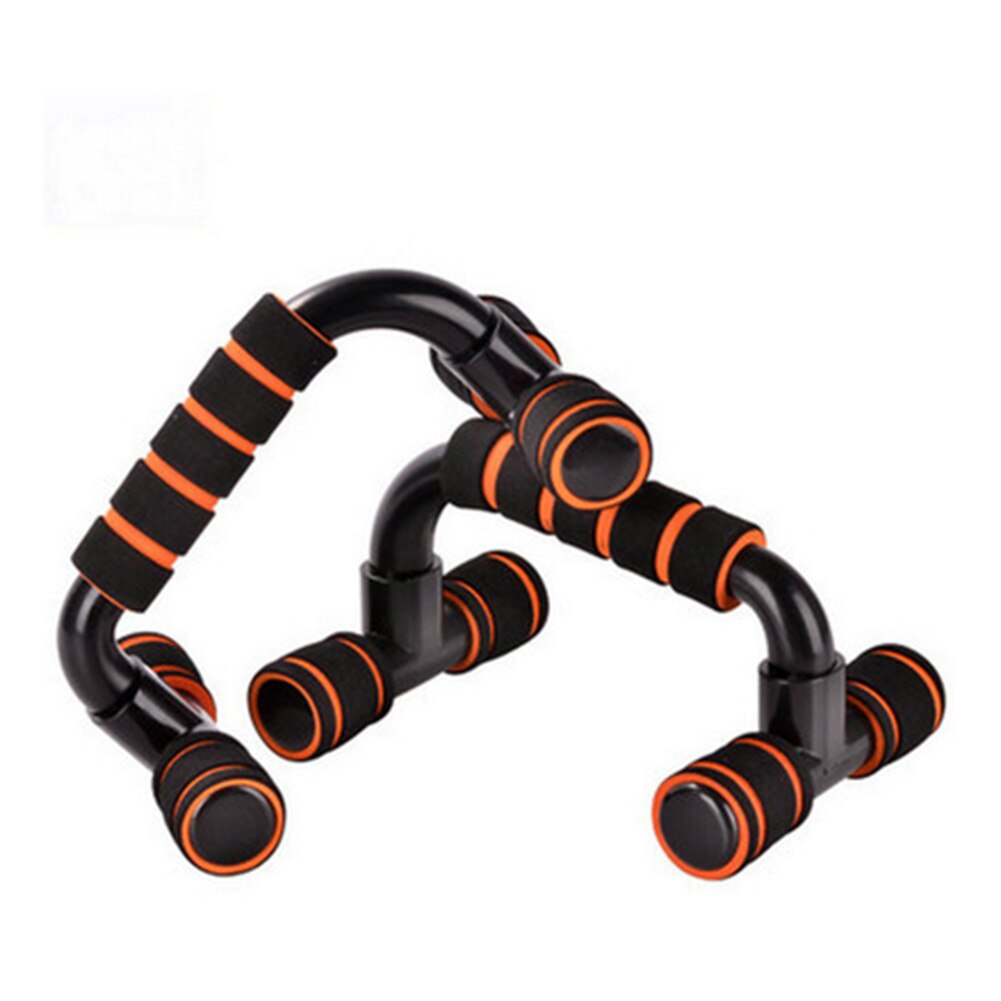 1pair I-shaped Push-up Rack Fitness Equipment Hand Sponge Grip Bars Muscle Training Push Up Bar Chest Home Gym Body Building