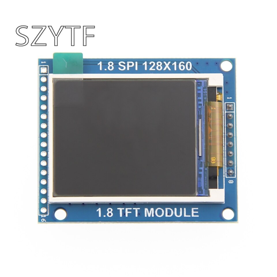 1.8 inch TFT module LCD display module with PCB backplane SPI serial port only 4 IO