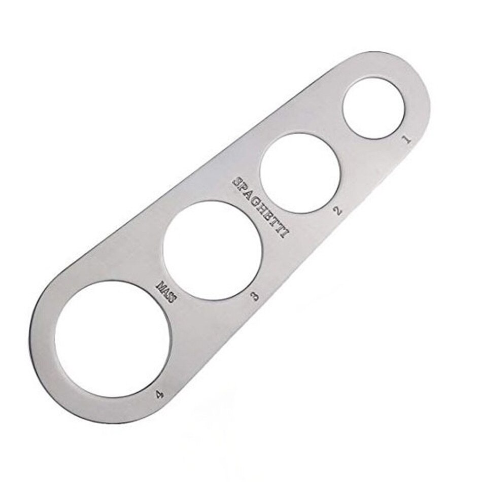 Vogvigo roestvrijstalen spaghettimeter, pasta- en noedelmeter, eenvoudig te gebruiken noedelmeter, keukenaccessoires