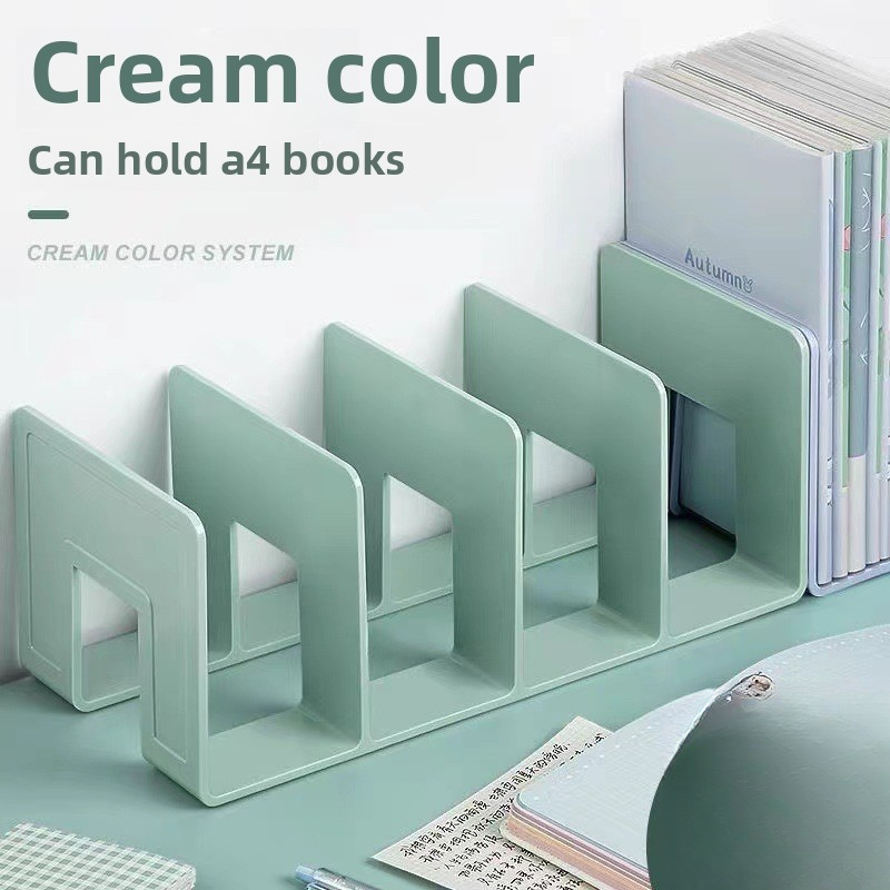 Multi-function Book Magazine Bookshelf Storage Stand Desk Organizer Holder for Book Magazine CD Files School Office Supplies