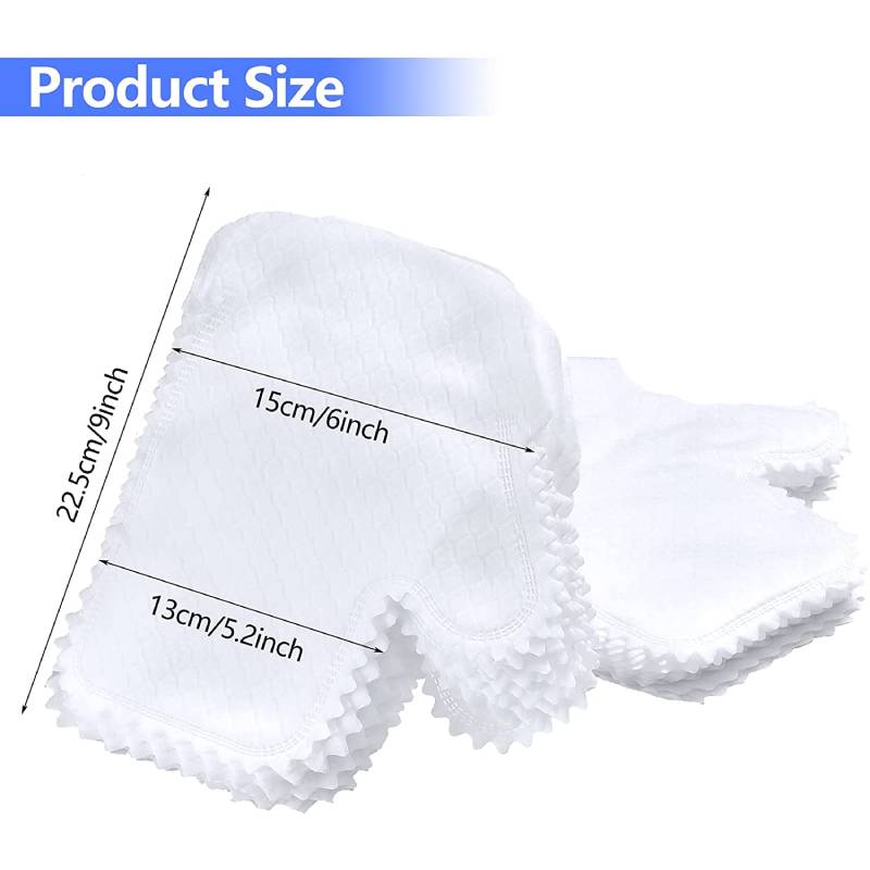 Microfiber Dusting Cloths Dust Wipe Dual-Sided Feather Duster Pet Hair Cleaning Mitt Disposable Dusting Gloves for House Kitchen