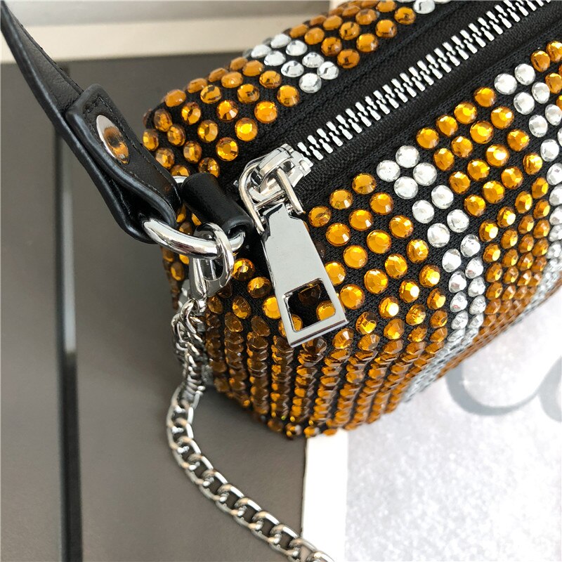 Set With Diamond Women Handbag Glitzy Eye Woman Shoulder Bag Messenger bag
