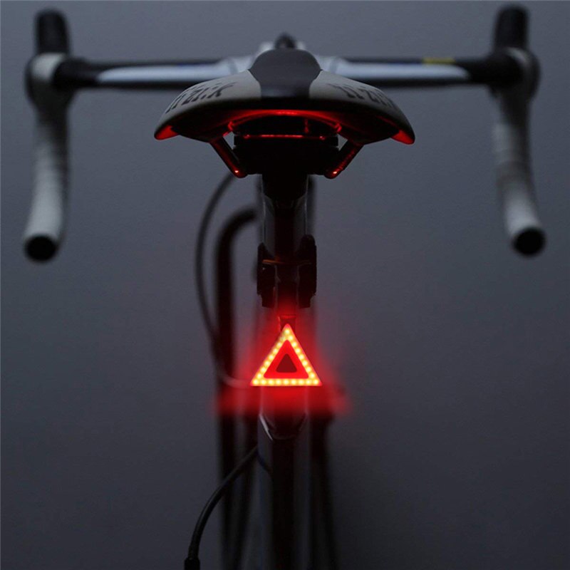 Multi Verlichting Modes Fietslicht USB Charge Led Bike Light Flash Staart Achter Fiets Verlichting voor Bergen Bike Zadelpen 7