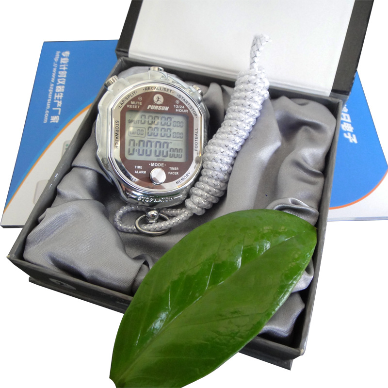 Digital Sports Stopwatch Timer 1/1000 Second Chronograph Counter LCD Training Handheld Sports Stopwatch with