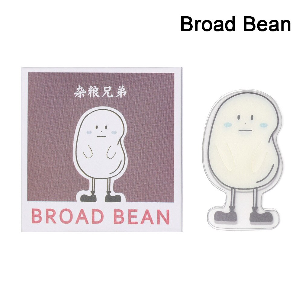 5Pcs Boxed Funny Mini Bookmark Book Pagination Clip Students Hollow Book Page Folder: Broad Bean