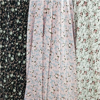 Nigeria vintage chiffon stof polyester leopard chiffon trykt stof til sommerbluse og kjole