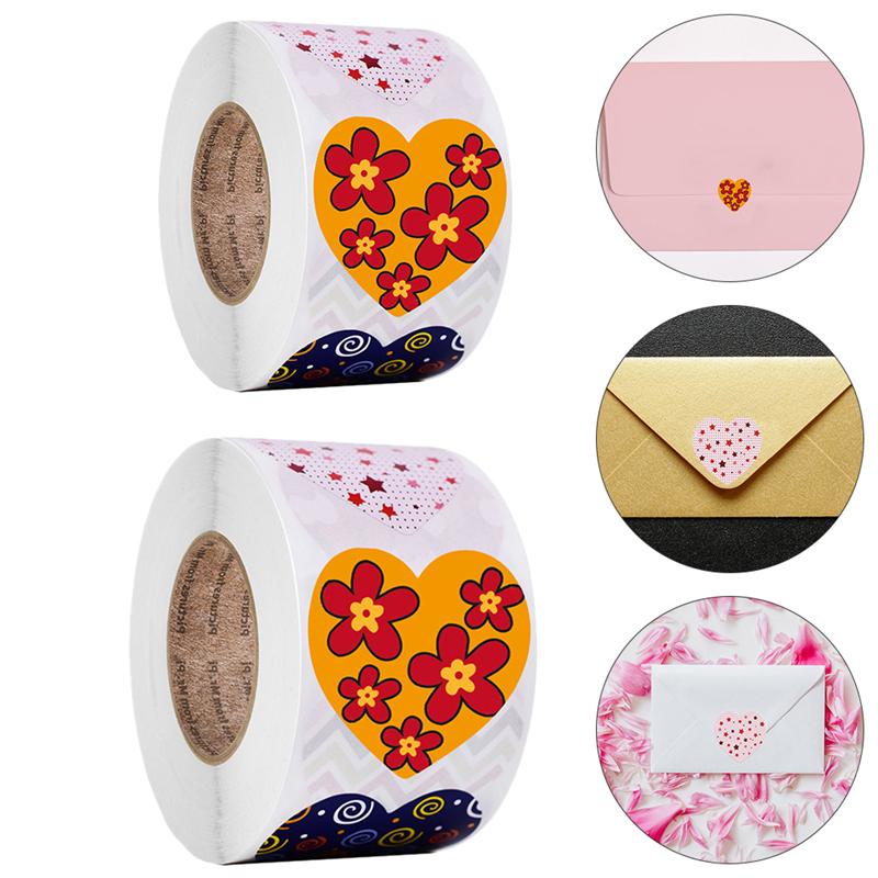BeYumi 500 Pcs Woodland Animal Roll Stickers For Kids