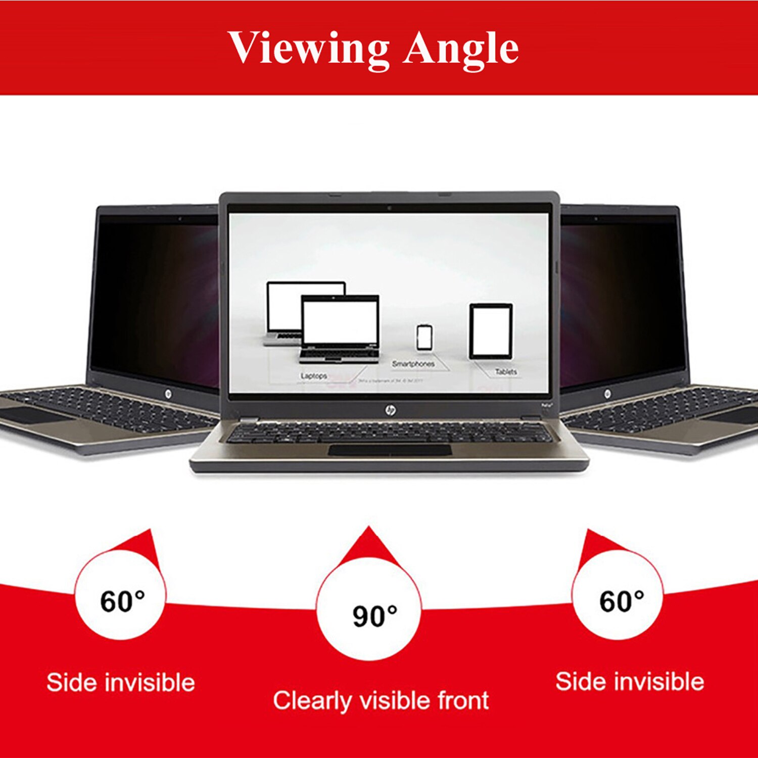 17 inch Anti-Glare Laptop Privacy Filter Screen Protector Film for Computer Monitor Standard Screen 5:4 Aspect Ratio