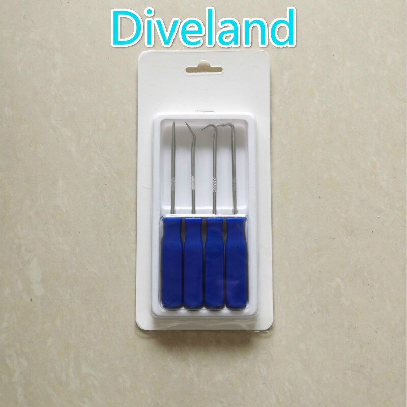 Scuba Diving O-Ring kit 225pcs/Box Rubber/4Pick Tool/10g Grease O Ring Assortment Kit Oring Washer Gasket Sealing Watertightness: 4pcs SS Pick Tool