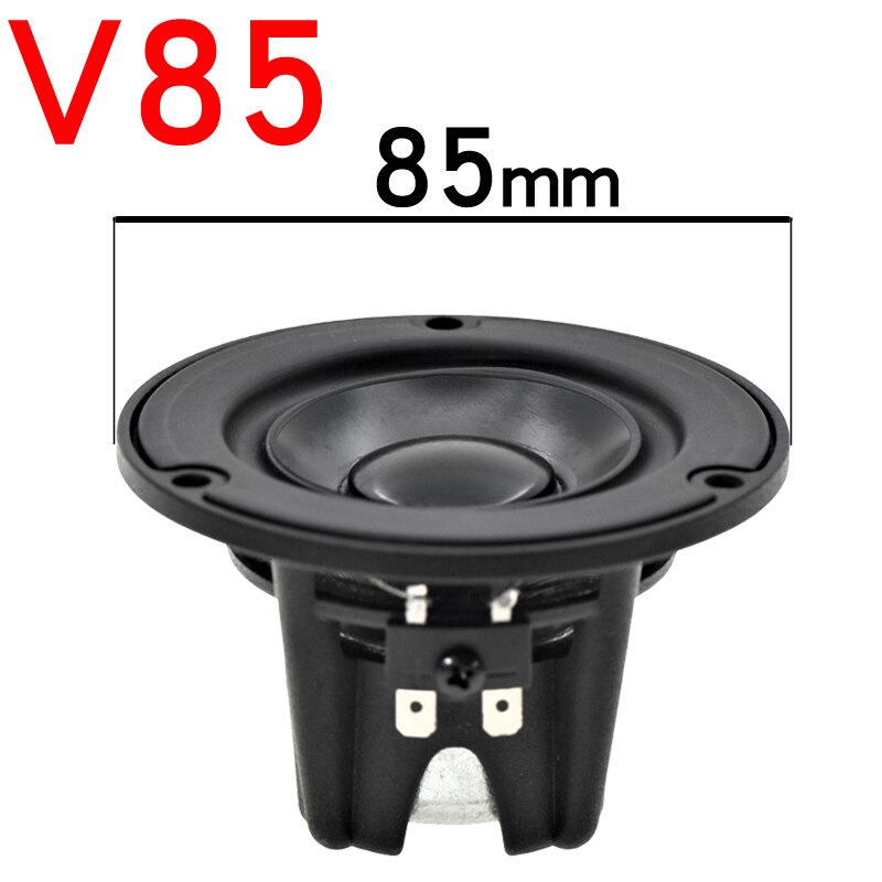 Hifibricolage bassin en aluminium Hi-Fi 2 3 3.5 pouces 65mm unité de haut-parleur haute fréquence 4OHM 20W haut-parleur de basse Alto V65/85/95mm: 1 piece / V85