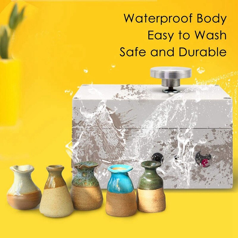 Pottery Wheel, USB Pottery Machine with Pottery Shaping Tools, Pottery Wheel Mini Clay Making DIY Craft Pottery Machine Ceramic