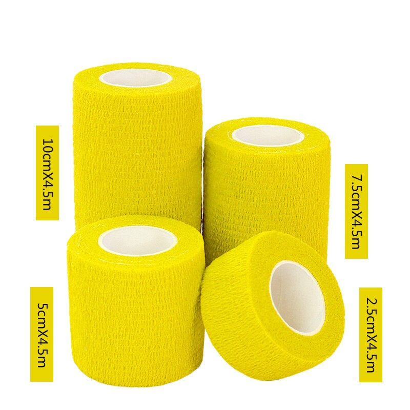 4 Pieces Elastoplast Bandage 4.5m Length Self Adhesive Sports Protector Breathable Elastic Bandage Gym Athletic Tape