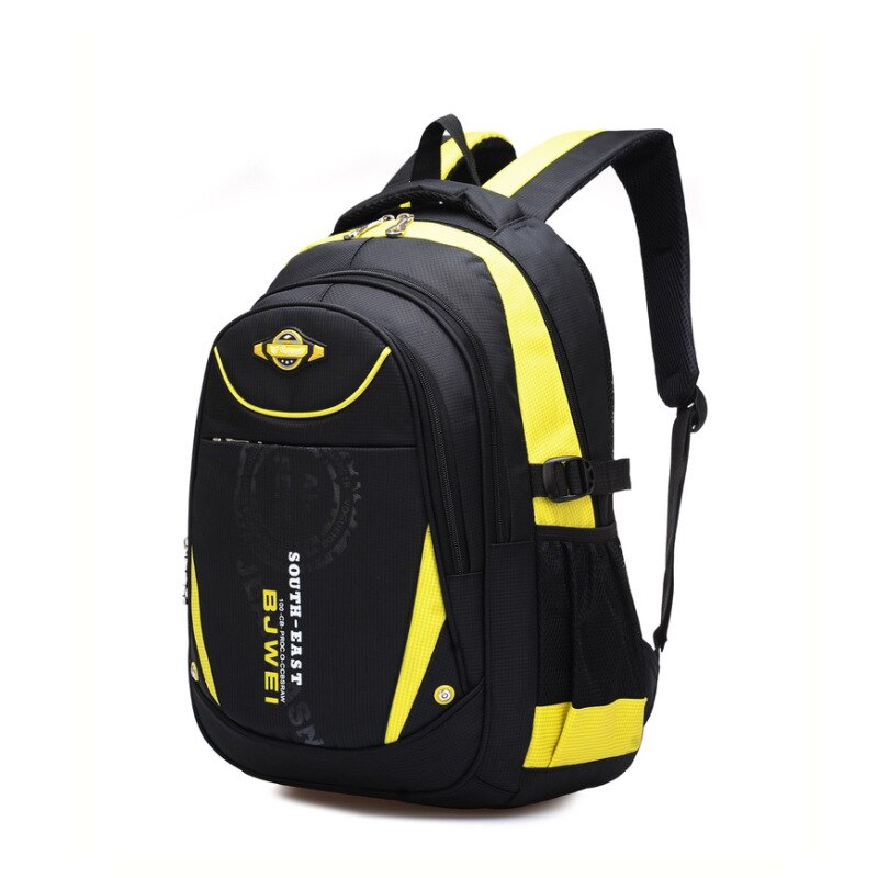 Waterdichte Kinderen Schooltassen Meisjes Jongens Kids Satchel Orthopedische Rugzak Basisschool Rugzak Mochilas Infantil: yellow 2