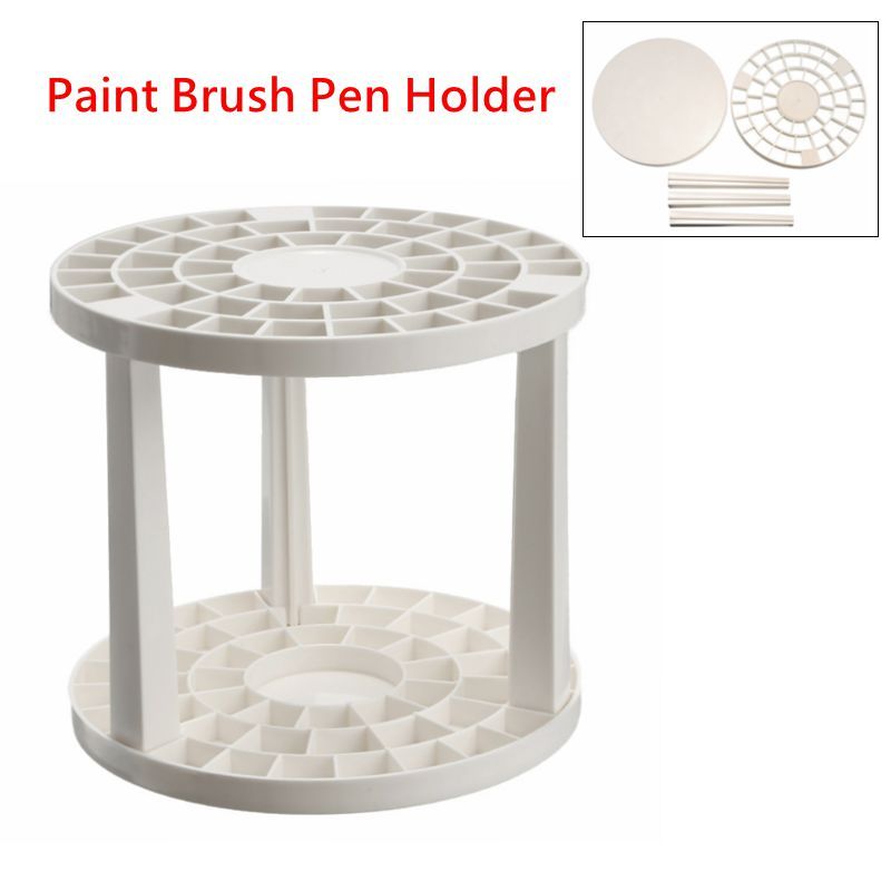 Support de pinceaux de peinture à l&#39;aquarelle, porte-stylo avec 49 trous