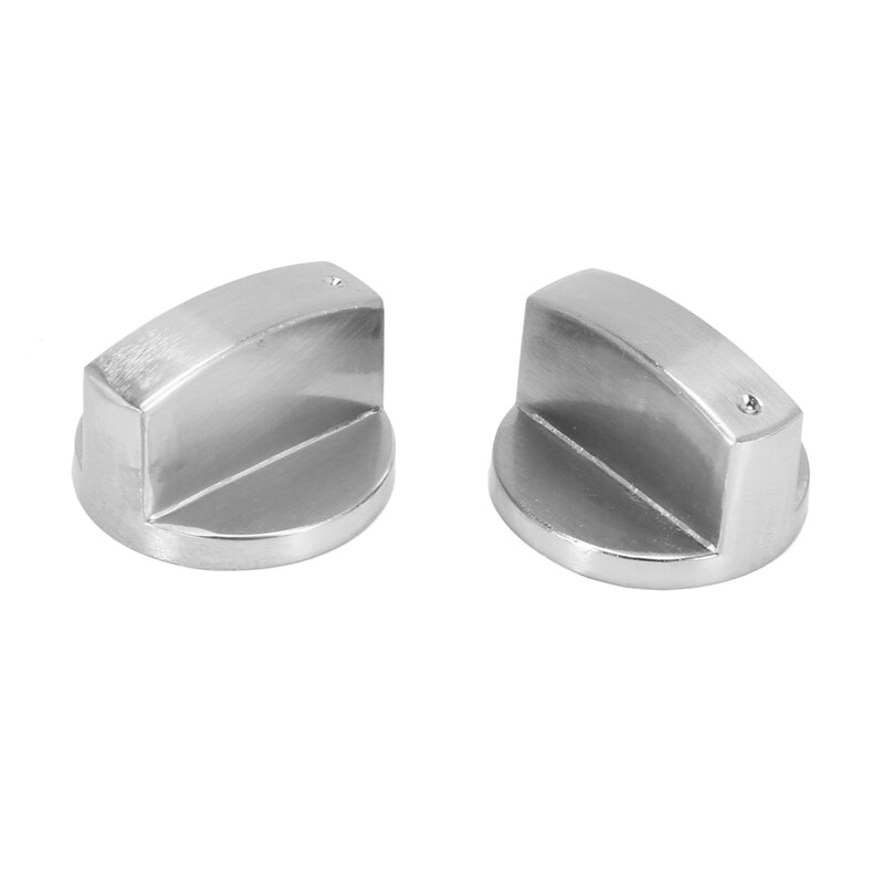 Kachels Fornuis Knoppen, Oven Knop (12 Stuks),6Mm Universal Silver Gasfornuis Bedieningsknoppen Adapters Oven Draaischakelaar