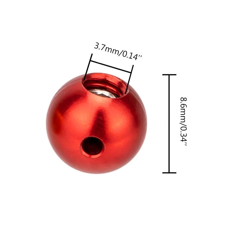 Aluminum Alloy Cable End Caps for Cable End, Most Reliable DIY Set for SRAM / Shimano Mountain Bike