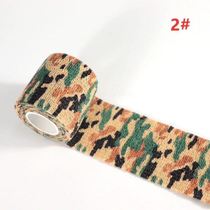 4.5m metsästys naamio elastoplast naamiointi elastinen kääreteippi itseliimautuva urheilusuoja nilkka polvi sormi käsivarsi side  wk09: 2