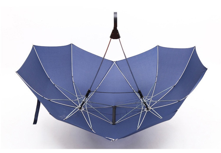 Double top double pole one-piece umbrella global personality foreign trade umbrella couple umbrella double pole