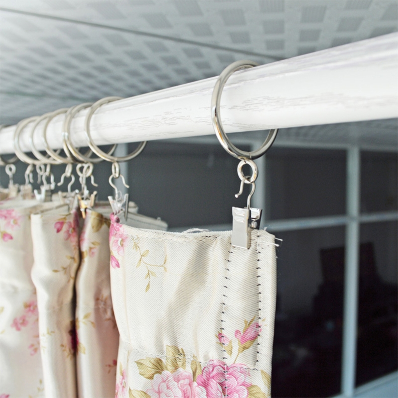 Shower Rod Rings 20 Pcs Decorative Shower Curtain Rings for Bathroo... – Vicedeal
