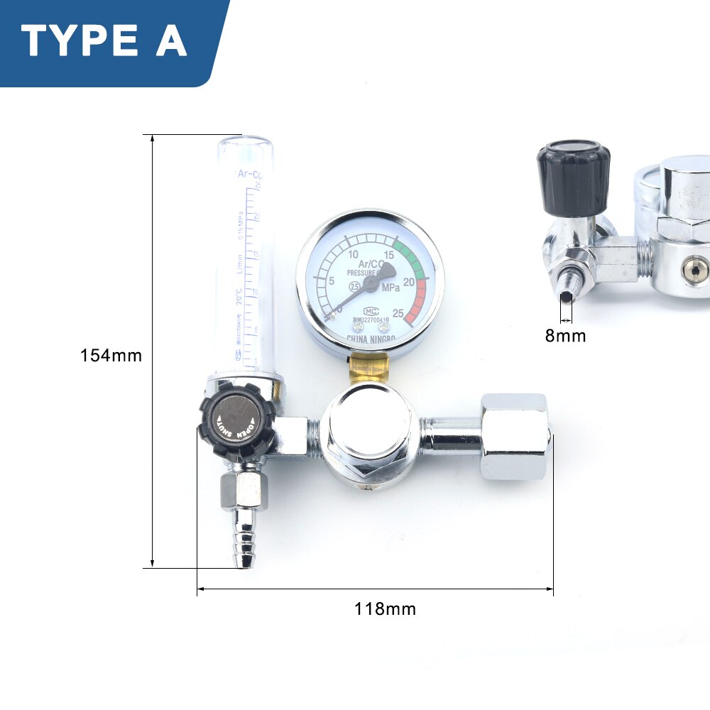 0-25Mpa G5/8 Argon Regulator Mig Tig Flow-Meter Sh... – Vicedeal