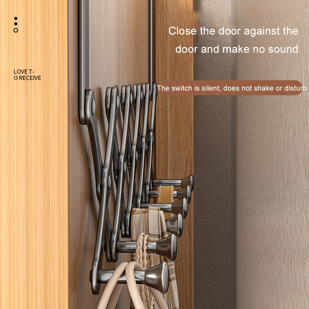 Hooks Over The Door 4/6Hooks Clothes Coat Hat Towel Hanger Home Bathroom Organizer Rack Kitchen Accessories Holder