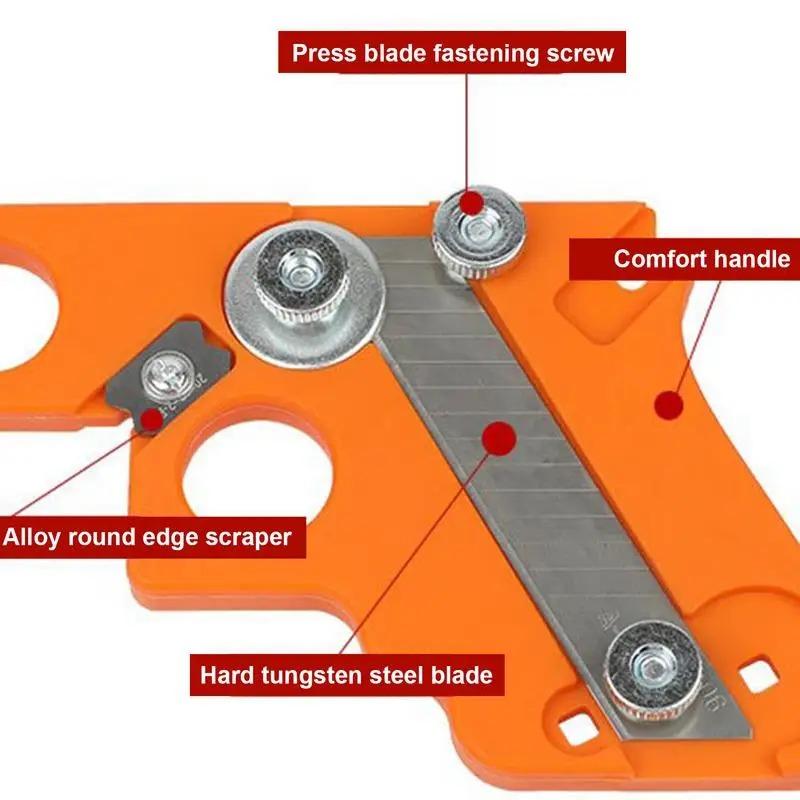 Handleiding Kantenverlijmer Trimmer Fineer Kantensnijder Gereedschap Houtbewerking Afschuining Vliegtuig Hout Afschuinen Filetschraper Board Ontbramen