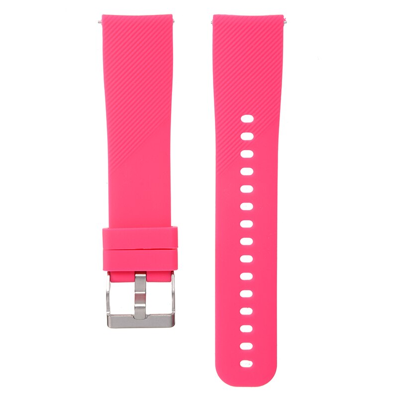 Silicone Replacement Watch Band Strap Bracelet For Garmin Vivoactive 3 For Samsung Gear Sport S4 Replacement Watch Band Strap: Pink