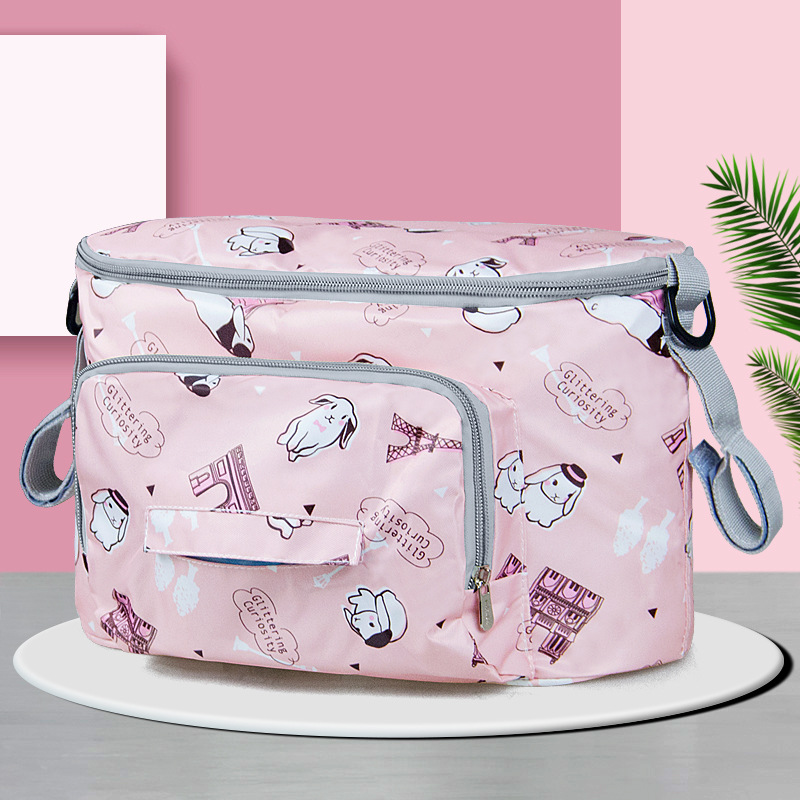 Kinderwagen Organizer Bag Mom Kinderwagen Accessoires Hooking Reistas Voor Rolstoel Kinderwagen Wandelen Mum Kinderwagen Zakken: YELLOW