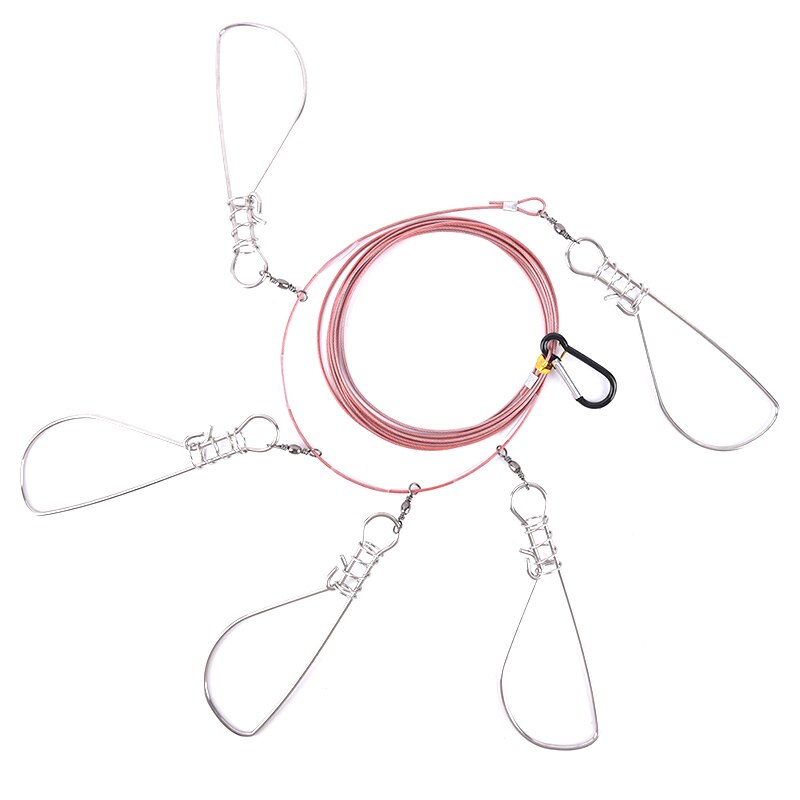 Voor Mini Vis Stringer Gemaakt Met Rubber Gecoat Stalen Kabel Voor
