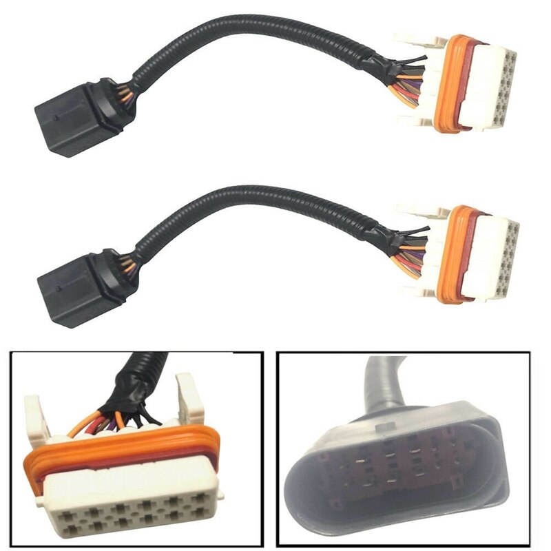 Koplamp Kabelboom Adapter, 2 Stuks Auto Koplamp Kabelboom 7L6 971 071 A Slijtvaste Koplamp Draad Connector Vervangende Onderdelen
