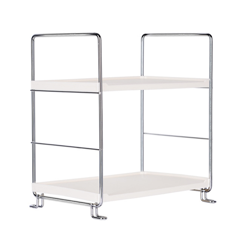 Wrought Iron Wood Shelf Hotel Storage Rack Restaurant Kitchen Wall Mount Bathroom Decorative Home Nordic Style Cafe Double Layer: Sliver 2 layer