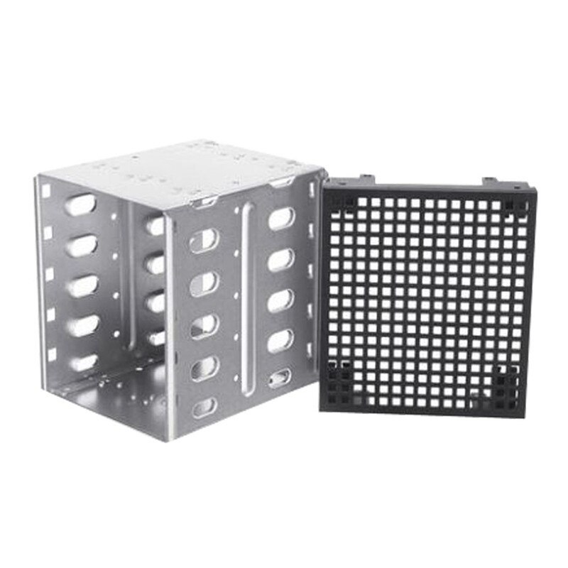 5 Bays 3.5 Inch SATA Hard Drive Backplane Cooler Cage in 3X 5.25Inch Drive Bay (Internal Cages), with SATA Data Line