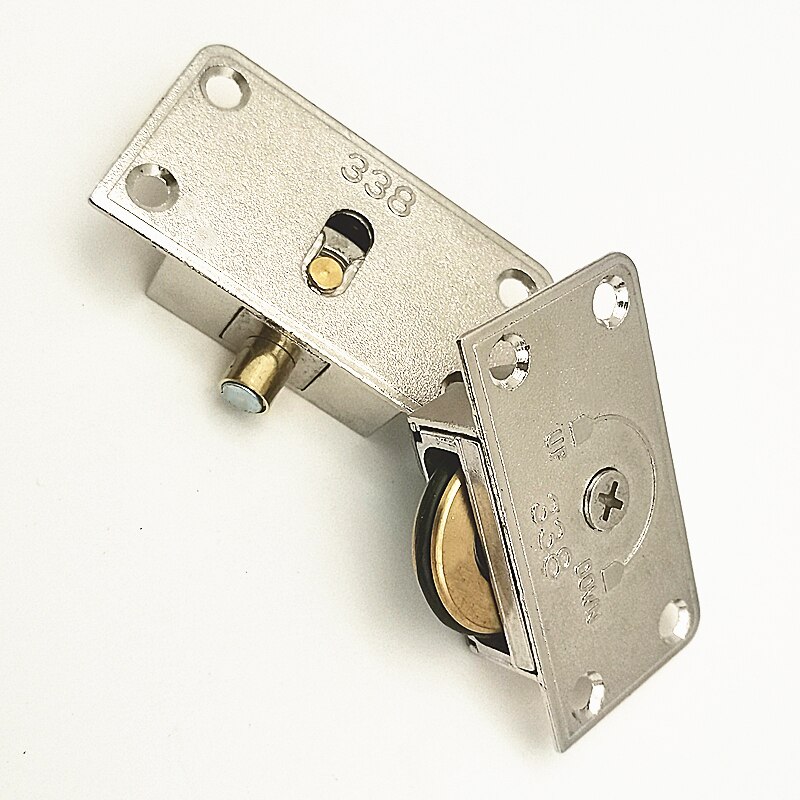 Rueda de rodillo para puerta corredera de muebles, rodamiento de armario, polea inferior superior, puerta de vadeado de Metal