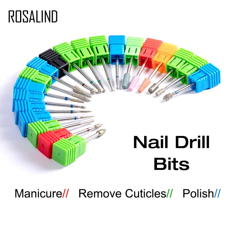 ROSALIND Elektrische Manicure Slijpen Nail Boor Machine Accessoires Nail Art Tool Nail Files Nail Boor Voor Pedicure Nail