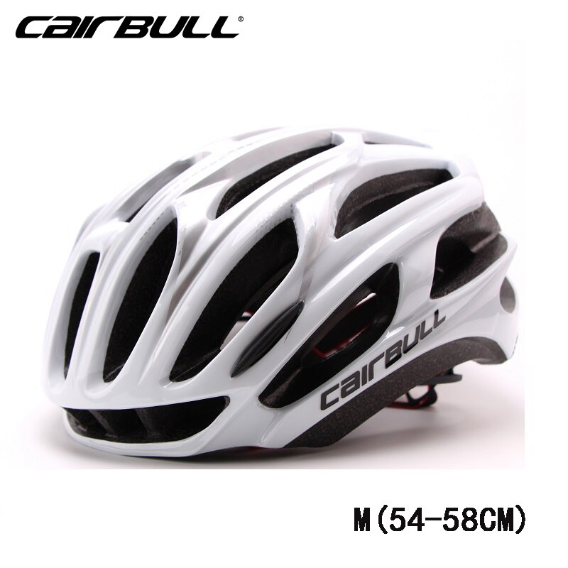 Casque de vélo CAIRBULL vélo ultraléger doux EPS casque de vélo intégralement moulé casco bicicleta casquette de sécurité avec lumière: Black