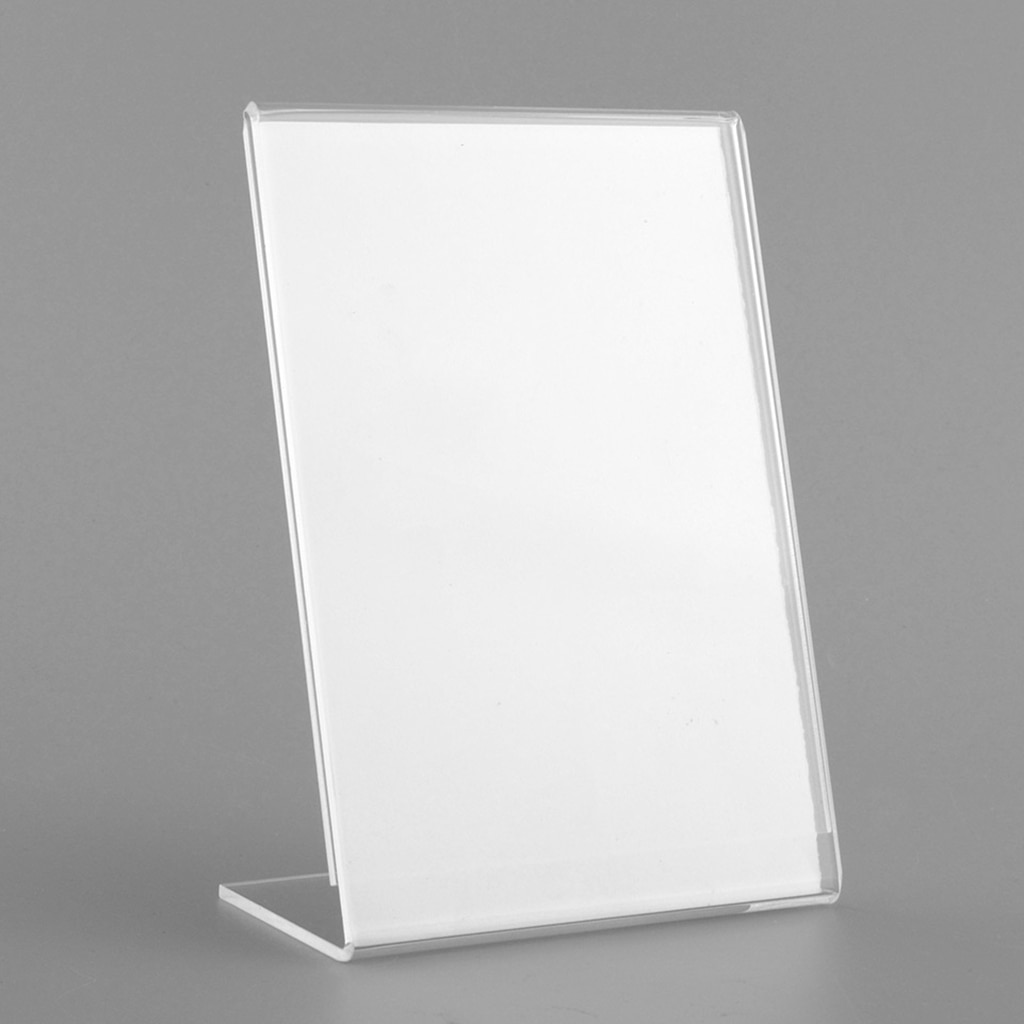 1x Acrylic Photo Frame Poster Picture Holder Standing Display Memories