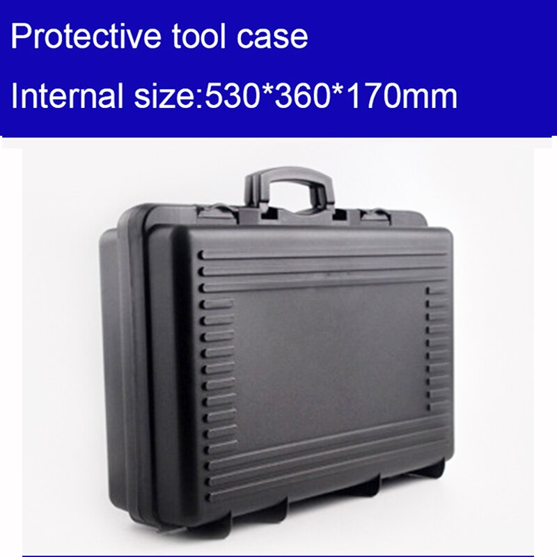 530*360*170mm plastic Tool case toolbox suitcase Impact resistant Instrumentation box Car storage box camera case with foam
