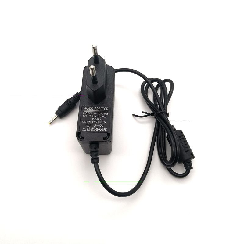 Fuente de alimentación de 5V 2A DC 2,5mm, adaptador de cargador para tableta Android PC Q88 Cube U25GT U35GT2 U18GT Yuandao N70 N80RK Pipo S3 Pro