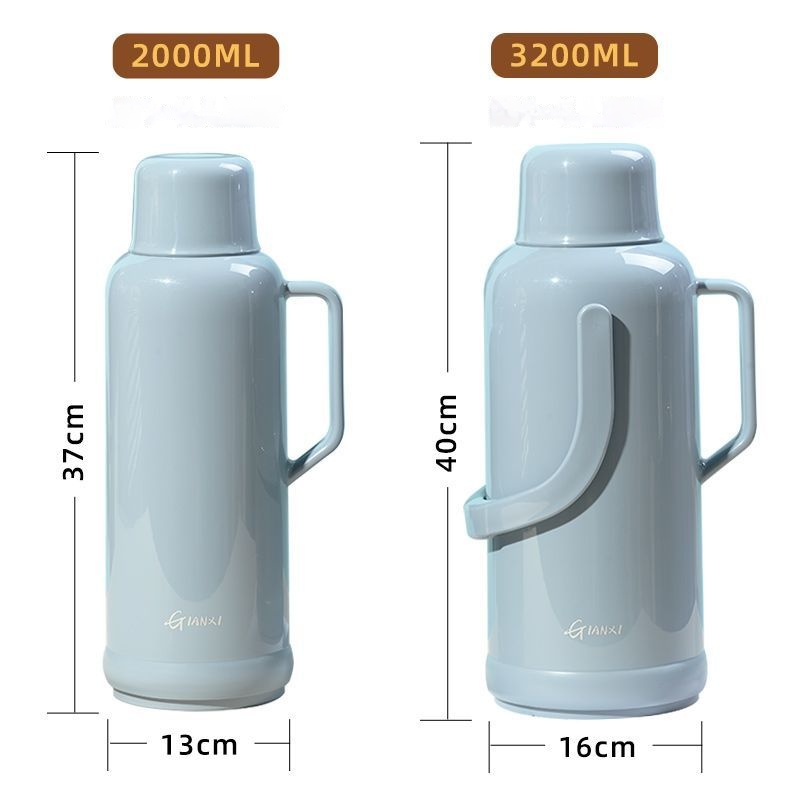 GIANXI botella termo al vacío de gran capacidad para mantener la vejiga interior de vidrio de la botella termo de té y café del hogar