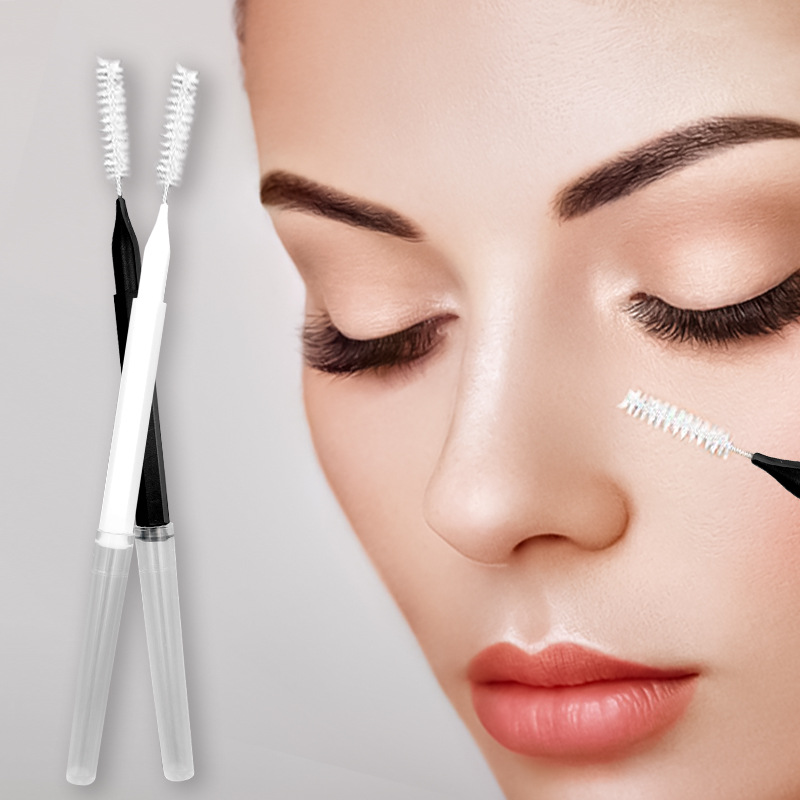 Cepillo permanente para cejas de pequeño, cepillos para levantar cejas, Mini cepillo para extensión de pestañas, herramienta de maquillaje