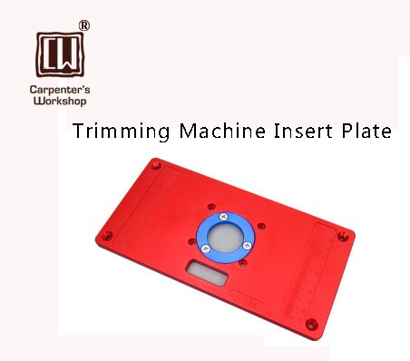 Aluminum Router Table Insert Plate Ring Screw For Woodworking Benches Trimmer